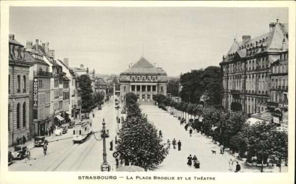 Strasbourg Alsace La Place Broglie Theatre Theater