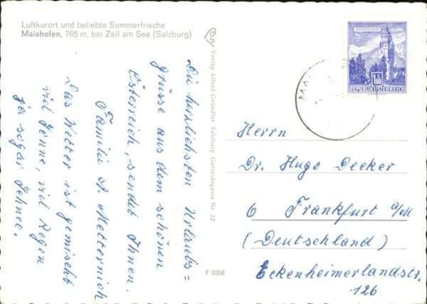 Maishofen Luftkurort Zell am See Breithorn Selbho – Bild 2