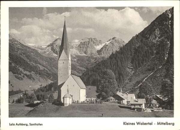 Mittelberg Kleinwalsertal Lala Aufsberg Sonthofen Kirche
