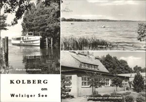 Kolberg Ostseebad Kolobrzeg Erholungsheim Strandkasino Hafen