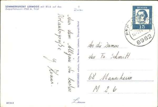 Lermoos Tirol Sommerkurort
Zugspitzmassiv – Bild 2