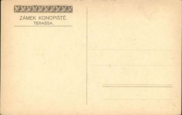 Zamek Konopiste Terrasse – Bild 2