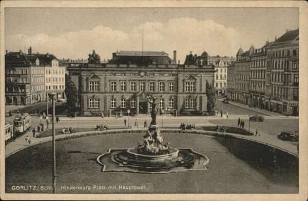 Goerlitz Niederschlesien Hindenburg-Platz
Hauptpost