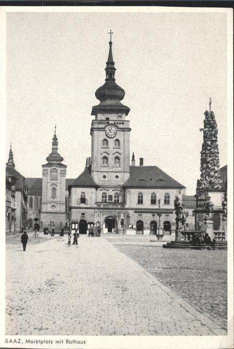 Saaz Tschechien Marktplatz
Rathaus