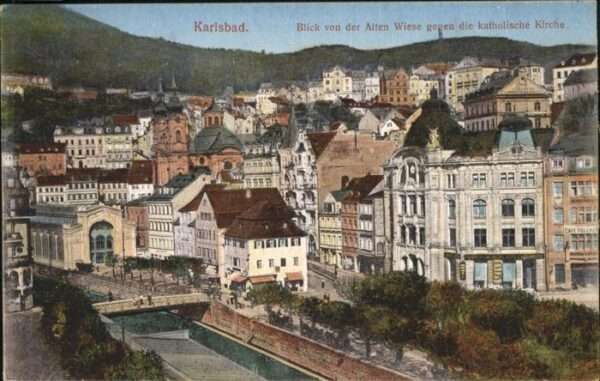 Karlsbad Eger Kath. Kirche
Alte Wiese