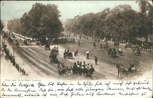 London Hyde Park
Row