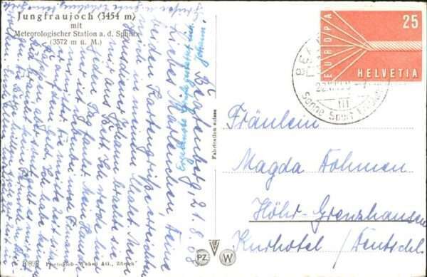 Jungfraujoch Meteorolog. Station
Sphinx – Bild 2