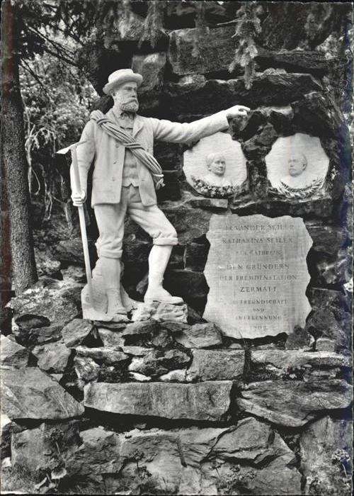 Zermatt VS Denkmal Alexander und Katharina Seiler