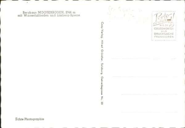 Kaprun Limbergsperre
Berghaus Mooserboden – Bild 2