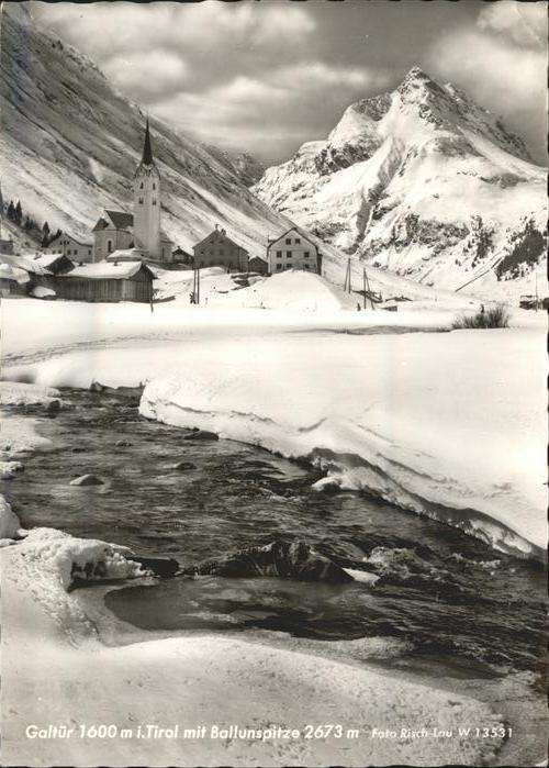 Galtuer Tirol Ballunspitze
