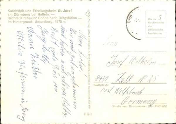 Hallein Kuranstalt St. Josef
Dürrnberg – Bild 2