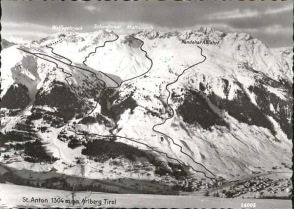 St Anton Arlberg Walfagehrjoch
Kandahar Abfahrt
Schind