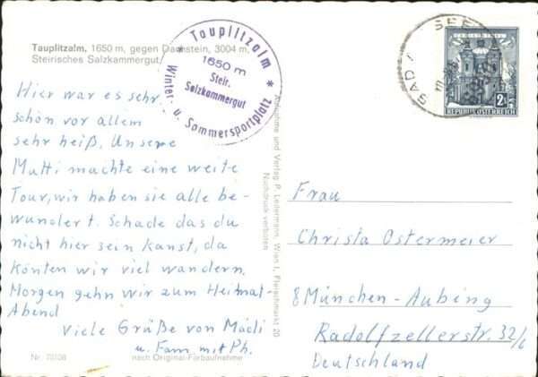 Tauplitzalm Steirisches Salzkammergut – Bild 2