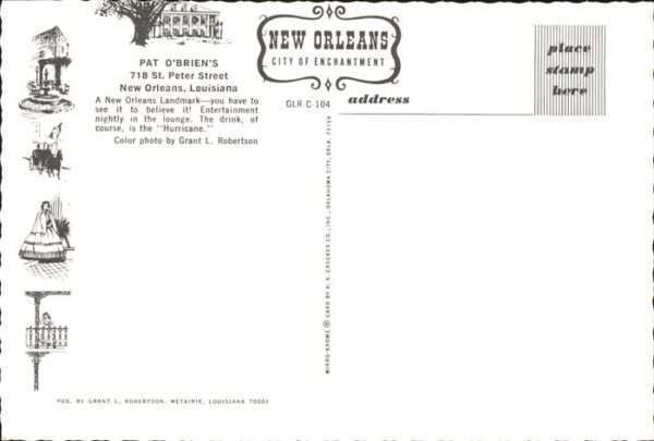 New Orleans Louisiana Pat O `Briens
718 St. Peter Street – Bild 2