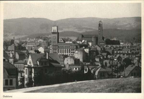 Gablonz Neisse Tschechien Stadtpanorama