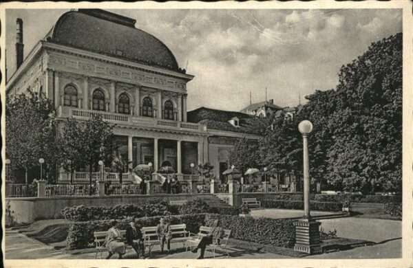Franzensbad Kurhaus Terrasse