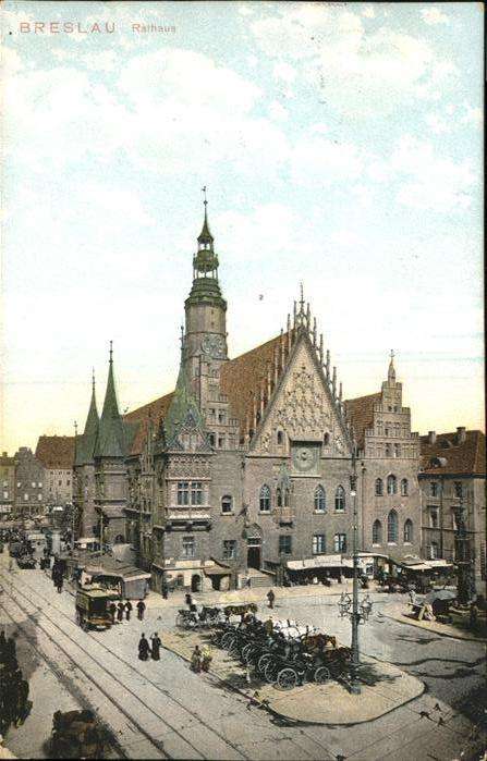 Breslau Niederschlesien Rathaus