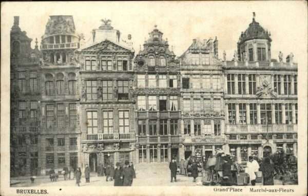 Bruxelles Bruessel Grand Place Marche aux Fleurs