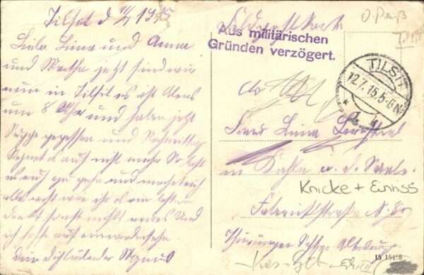 Tilsit Sowetsk Kaserne Dragoner Regiment – Bild 2