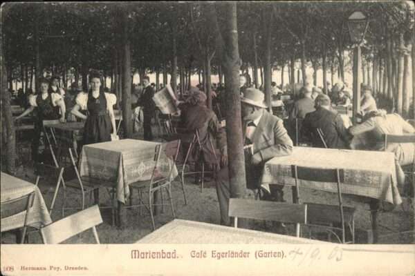 Marienbad Tschechien Boehmen cafe Egerländer