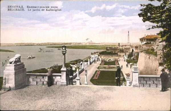 Belgrad Serbien Kalimegdan Schiff