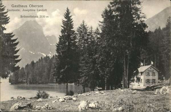 Bruennelistock Kloental Gasthaus Obersee