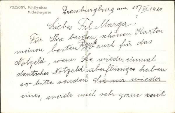 Bratislava Pressburg Pozsony Michaelergasse – Bild 2