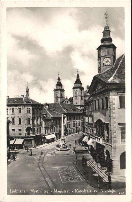 Ljubljana Mestni Magistrat Katedrala Nikolaja