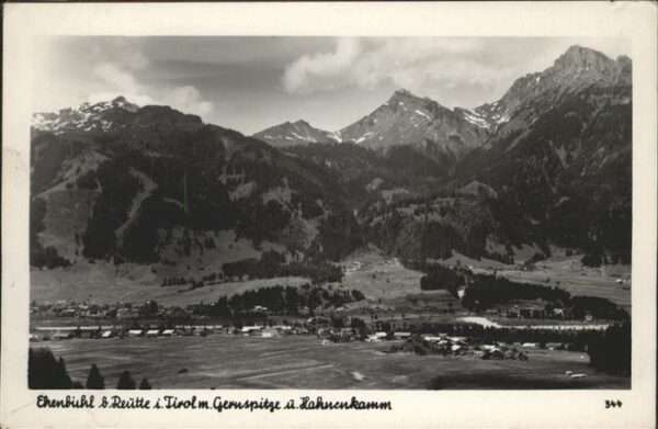 Reutte Tirol Ehenbühl Gernspitze Hahnenkamm