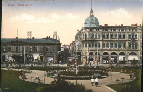Libau Liepaja Rosenplatz