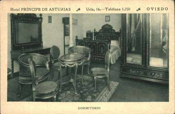 Oviedo Asturias Dormitorio Hotel Principe de Asturias
