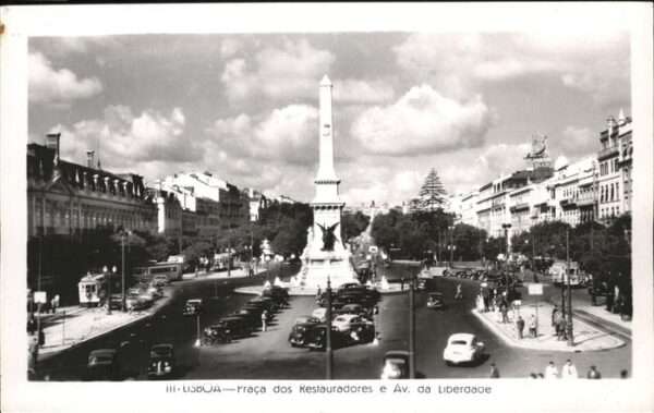 Lisboa Praca dos Restauradores e Av. da Liberd