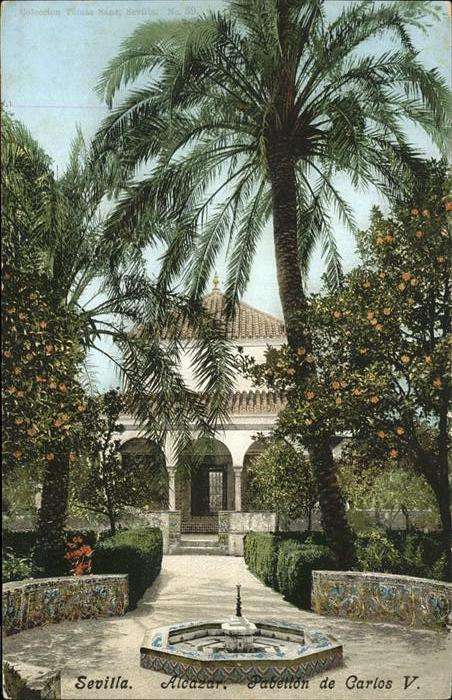 Sevilla Andalucia Alcazar Pabetton de Carlos V.