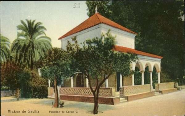Sevilla Andalucia Alcazar Pabellon de Carlos V.