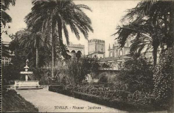 Sevilla Andalucia Alcazar Jardines