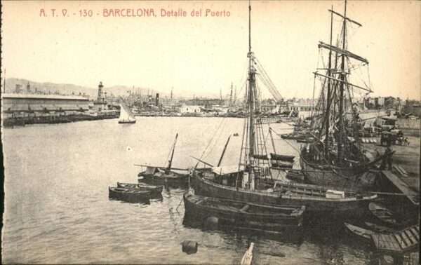 Barcelona Cataluna Detalle del Puerto