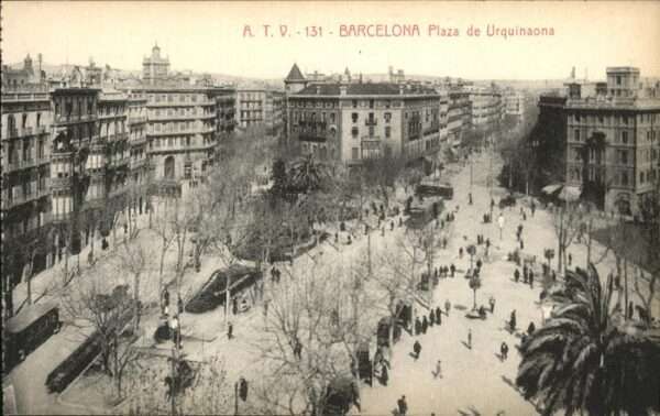 Barcelona Cataluna Plaza de Urquinaona