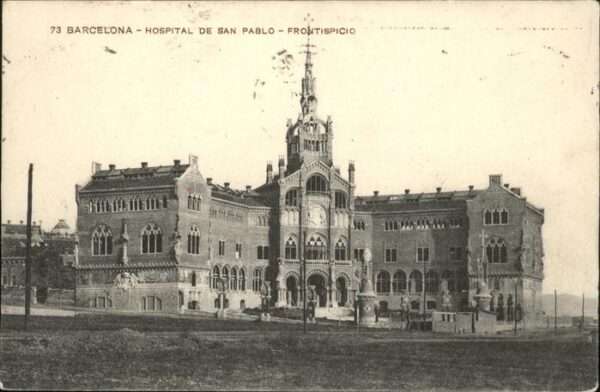 Barcelona Cataluna Hospital de San Pablo Frontispicio