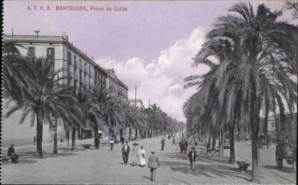 Barcelona Cataluna Paseo de Colon