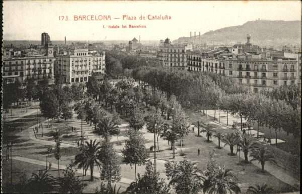 Barcelona Cataluna Plaza de Cataluna