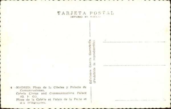 Madrid Spain Plaza de la Cibeles y Palacio de C. – Bild 2