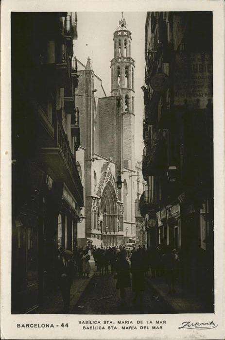 Barcelona Cataluna Basilica Sta. Mara de La Mar