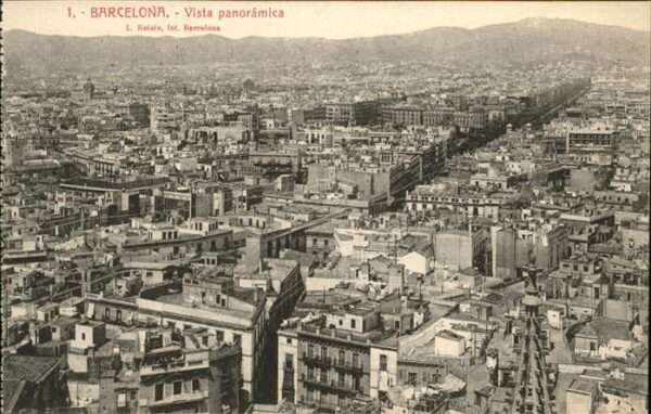 Barcelona Cataluna Vista panoramica
