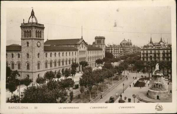 Barcelona Cataluna La Universidad