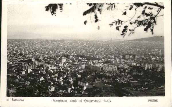 Barcelona Cataluna Panoramica desde el Observatorio Fabra