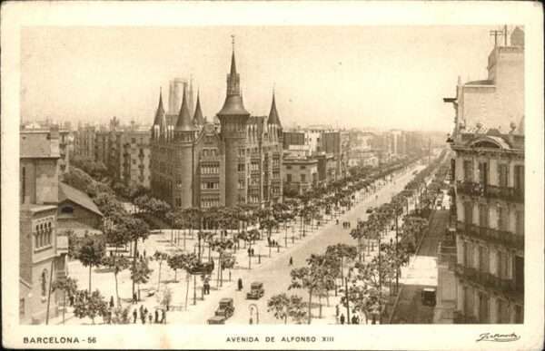 Barcelona Cataluna Avenida de Alfonso XIII
