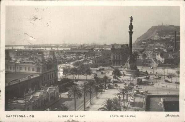 Barcelona Cataluna Puerta de La Paz