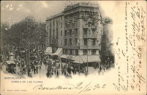 Barcelona Cataluna Rambla de las Flores