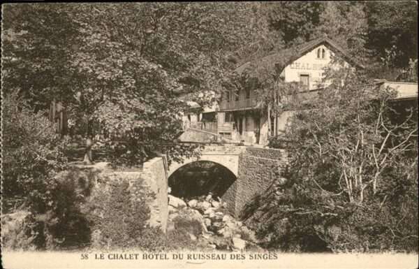 Alger Algerien Le Chalet Hotel Du Ruisseau des Singes