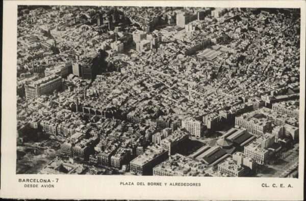 Barcelona Cataluna Plaza del Borne